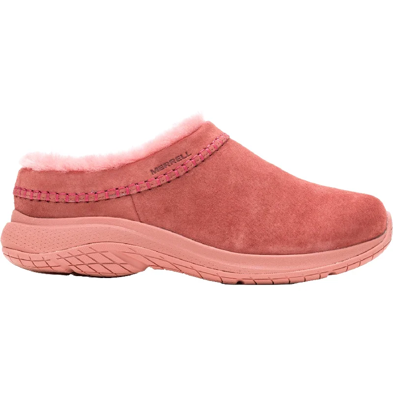 memory foam warm slippers-  slippers with thick soles-Women's Merrell Encore Ice 5 Sedona Suede