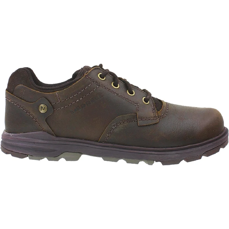 casual shoes for women-Casual shoes for the casual professional-Men's Merrell Brevard Lace Shetland Leather