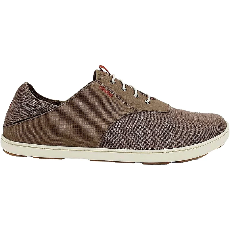 casual shoes for stylish weekend outfits-Casual shoes for standing on your feet all day-Men's OluKai Nohea Moku Rock/Mustang Canvas/Mesh