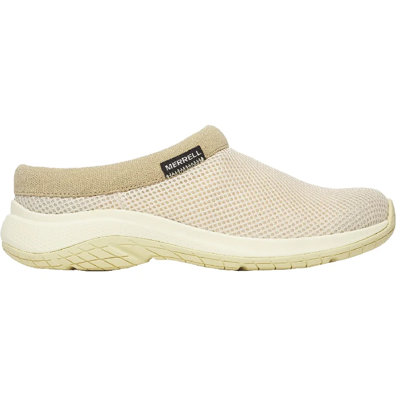 mules-&-clogs-with-modern-charm-Leather-heel-mules-Women's Merrell Encore Breeze 5 Poplar/Butter Cream Mesh