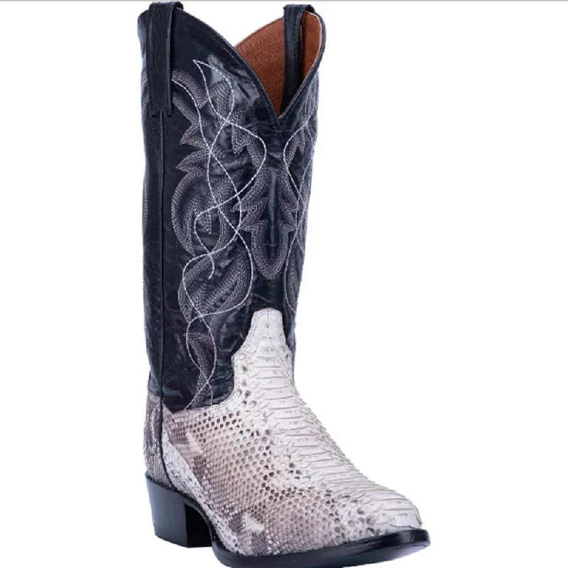 boots for warm weather-  Dan Post Natural Manning Python Men’s Boot