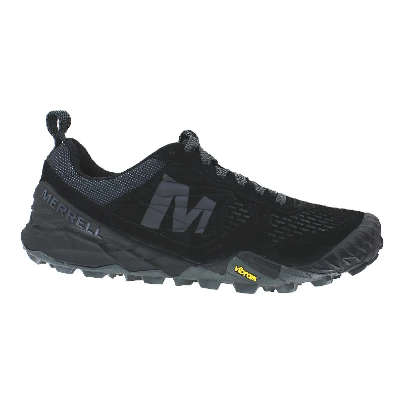 casual shoes for fashionable hiking-Casual shoes for relaxed time with friends-Men's Merrell All Out Terra Turf Black Suede