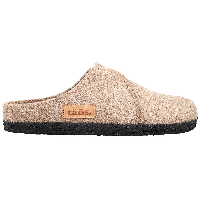 non slip slippers-  slippers for any occasion at home-Women's Taos Wooled Class Warm Sand Wool