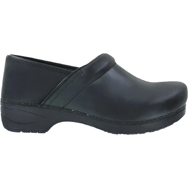 mules-&-clogs-with-non-slip-soles-Clogs-for-long-duration-Men's Dansko XP 2.0 Black Burnished Nubuck