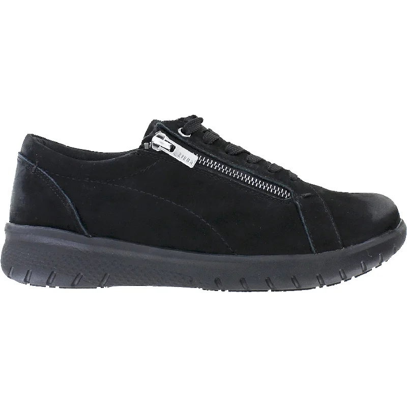 casual shoes for trendy urban style-Comfortable casual shoes for long-lasting comfort-Women's Ziera Solar Black Nubuck