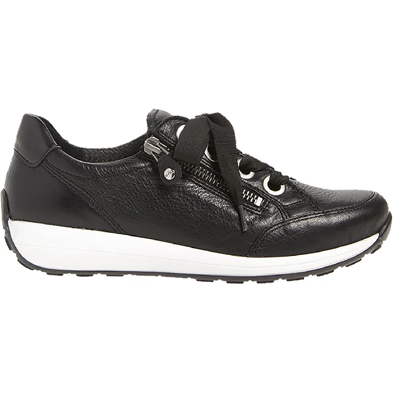 casual shoes for dancing-Comfortable casual shoes for quick errands-Women's Ara Ollie Black Leather