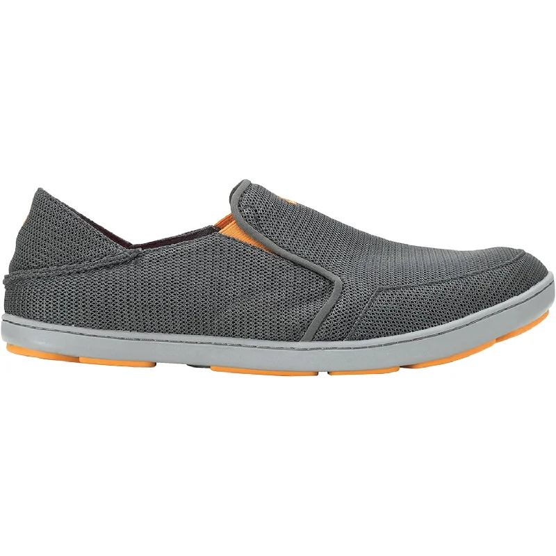 casual shoes for memory foam-Casual shoes for day trips and travel-Men's OluKai Nohea Mesh Dark Shadow Mesh