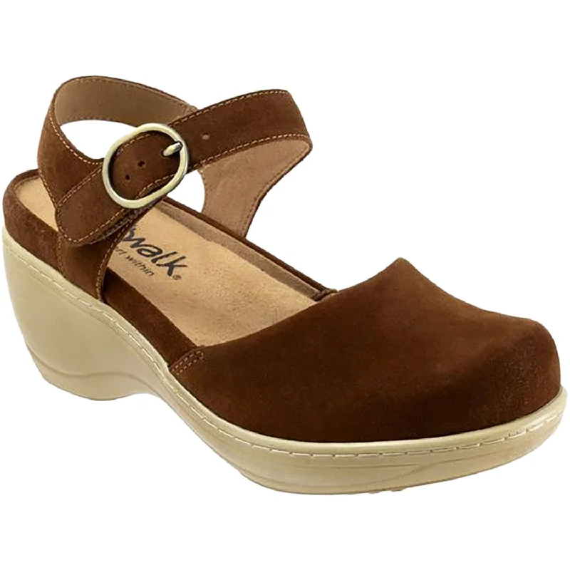 casual shoes for luxury-Casual shoes for running errands comfortably-Women's Soft Walk Mabelle Chestnut Suede