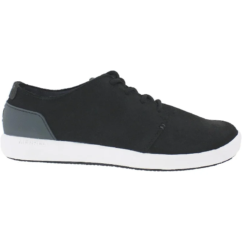 casual shoes for all-season footwear-Comfortable casual shoes for your summer vacation-Men's Merrell Freewheel Lace Black Suede