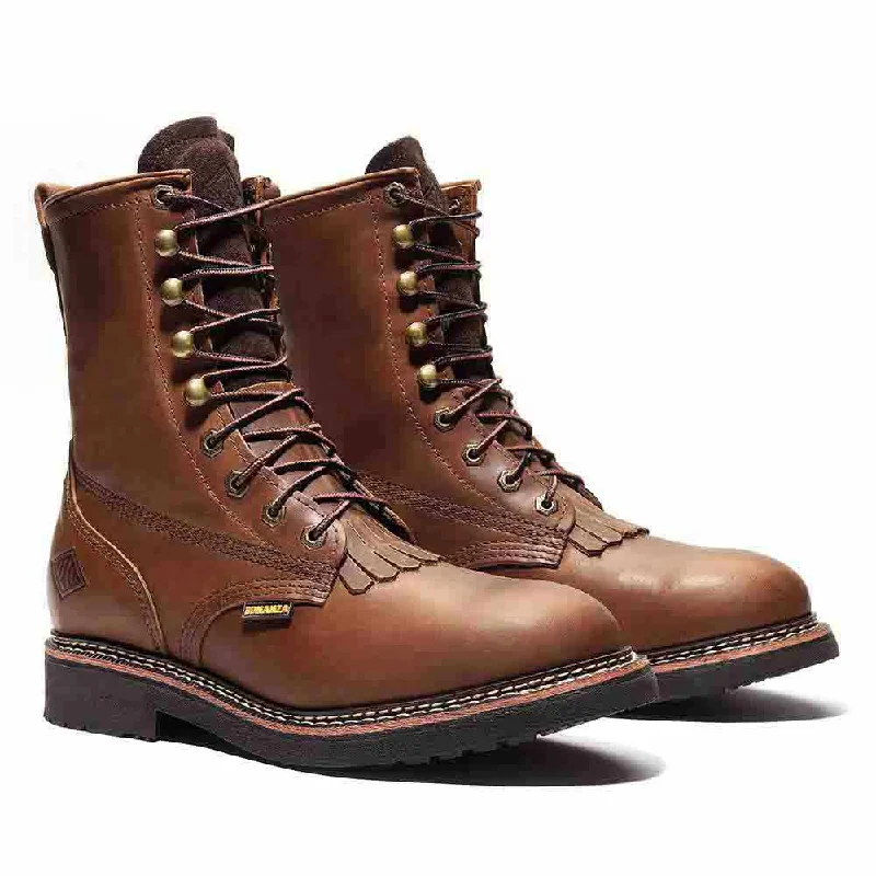 boots for trendy outfits-  Bonanza Rancher 8-Inch Men's Lacer Work Boot