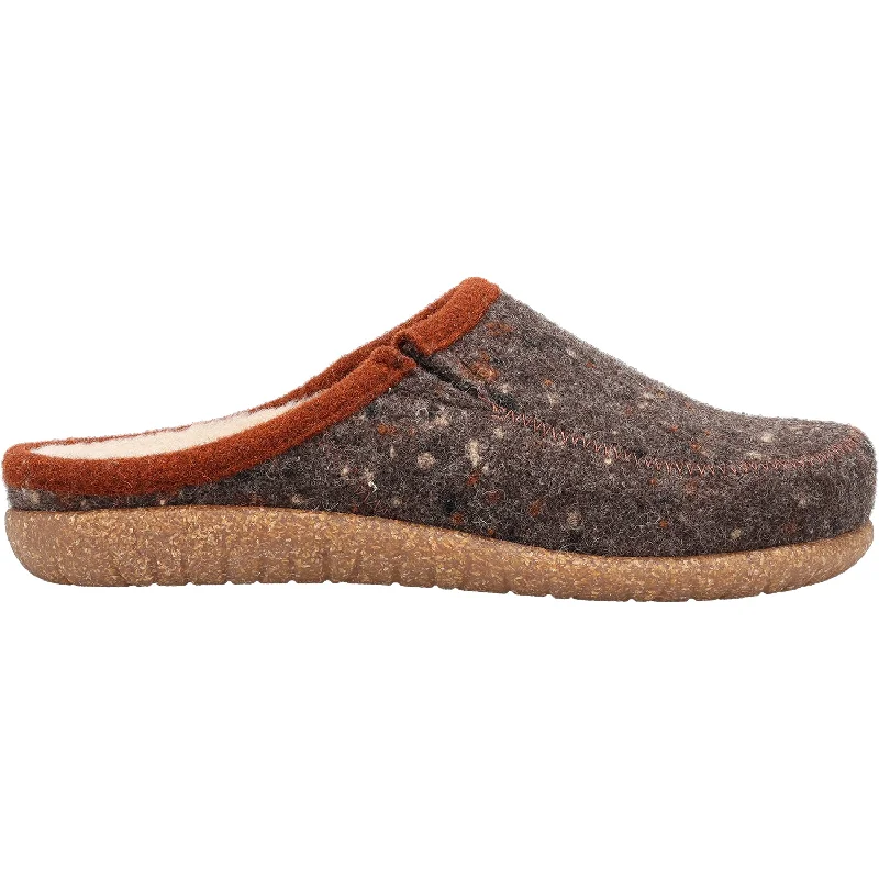 mules-&-clogs-for-teachers-Stylish-spring-mules-Women's Taos Wooltastic Chocolate Wool