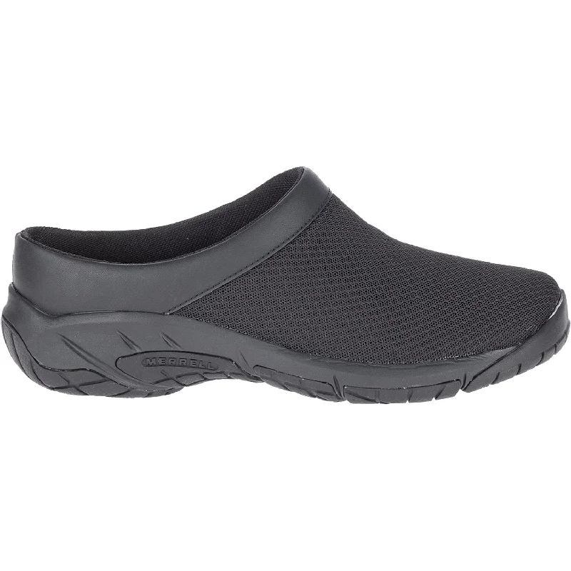 mules-&-clogs-with-custom-fit-Mules-for-formal-occasions-Women's Merrell Encore Breeze 4 Black Leather/Mesh