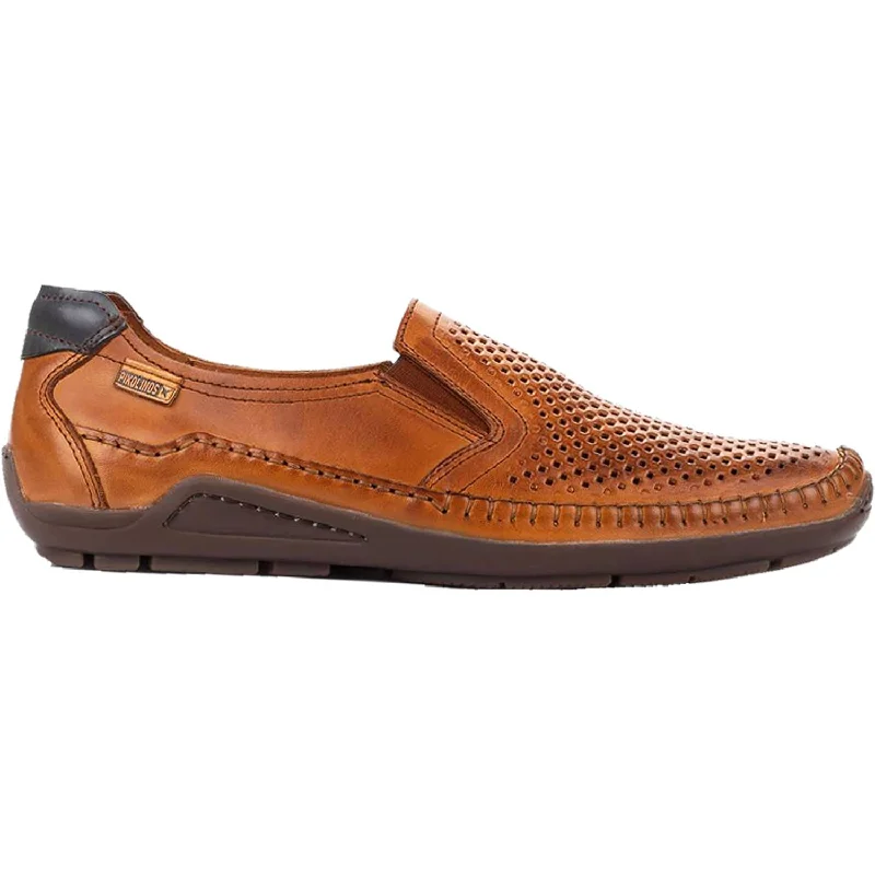 casual shoes for streetwear trend-Stylish casual shoes for smart-casual outfits-Men's Pikolinos Azores 06H-3126 Brandy Leather