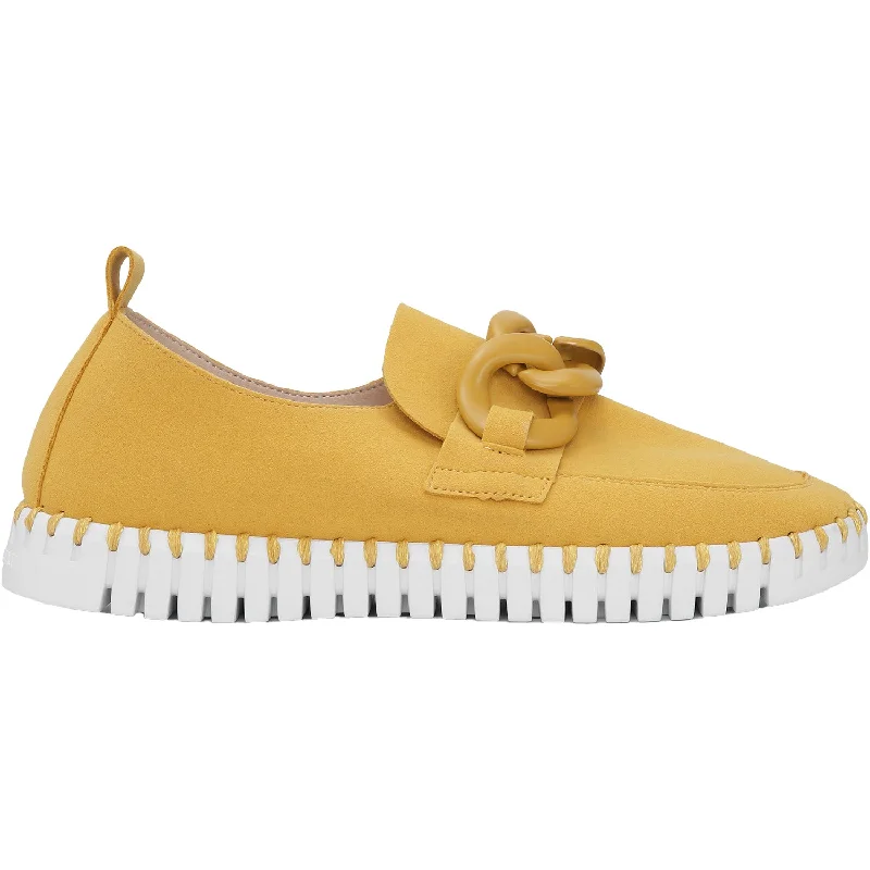 casual shoes for fashionable casual outings-Casual shoes for everyday comfort-Womens Ilse Jacobsen Tulip U0024 Goldenrod Loafer Synthetic