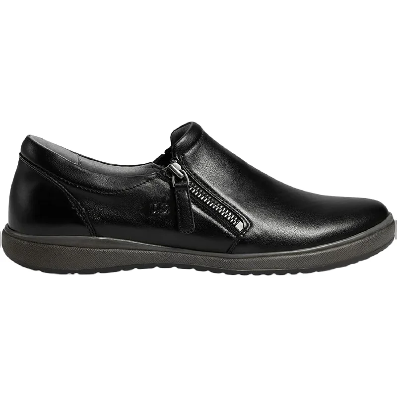 casual shoes for comfortable shoes all day-Stylish casual shoes for casual street wear-Women's Josef Seibel Caren 23 Black Leather