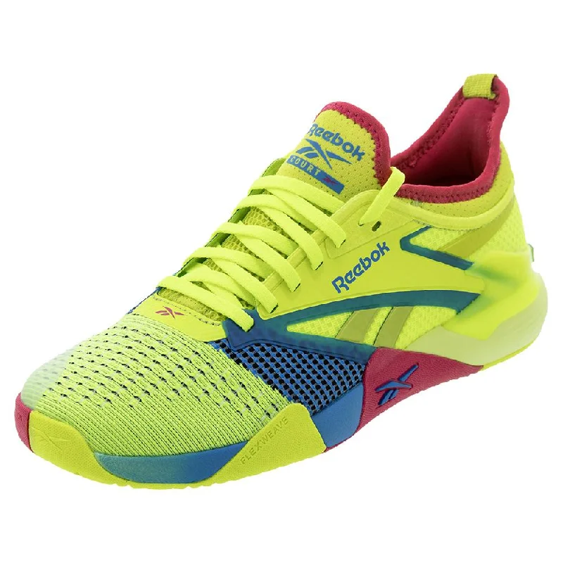 Unisex Nano Court Shoes Digital Lime and Aqua