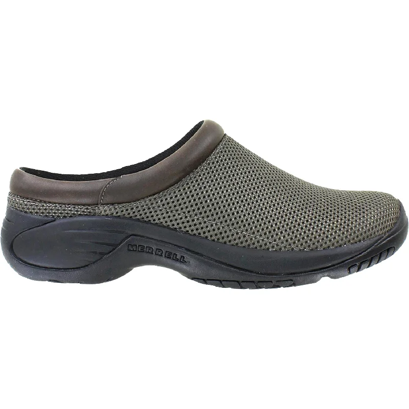 mules-&-clogs-with-ergonomic-footbed-Clogs-for-indoor-outdoor-Men's Merrell Encore Bypass 2 Gunsmoke Mesh