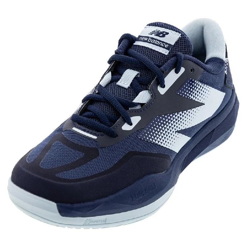 Women`s FuelCell 796v4 D Width Tennis Shoes Navy and Quarry Blue