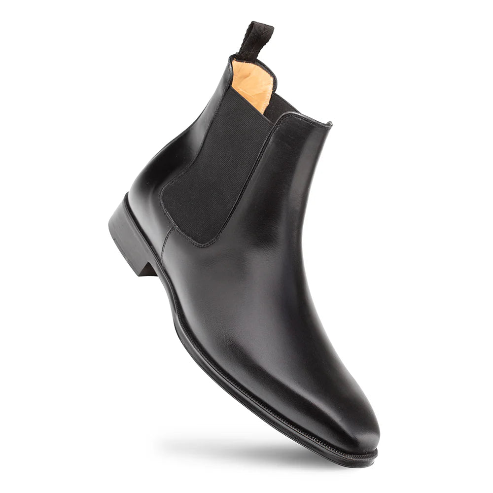 boots for navy-  Mezlan Cervantes 21265 Black Chelsea Boots