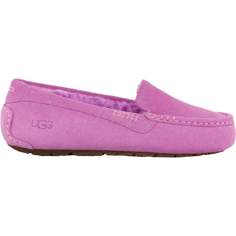 soft warm slippers-  slippers with soft faux fur exterior-Women's UGG Ansley Wild Flower Suede