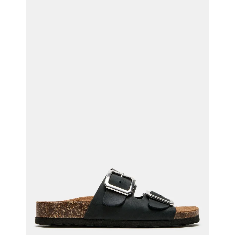 sandals for easy wear-  Sandals for keeping feet cool in warm weather climates-Jesse Black Leather