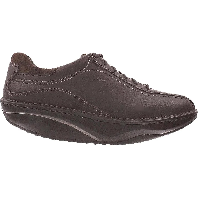 casual shoes for all weather conditions-Casual shoes for family hikes and outings-Men's MBT Ajabu Coffee Leather