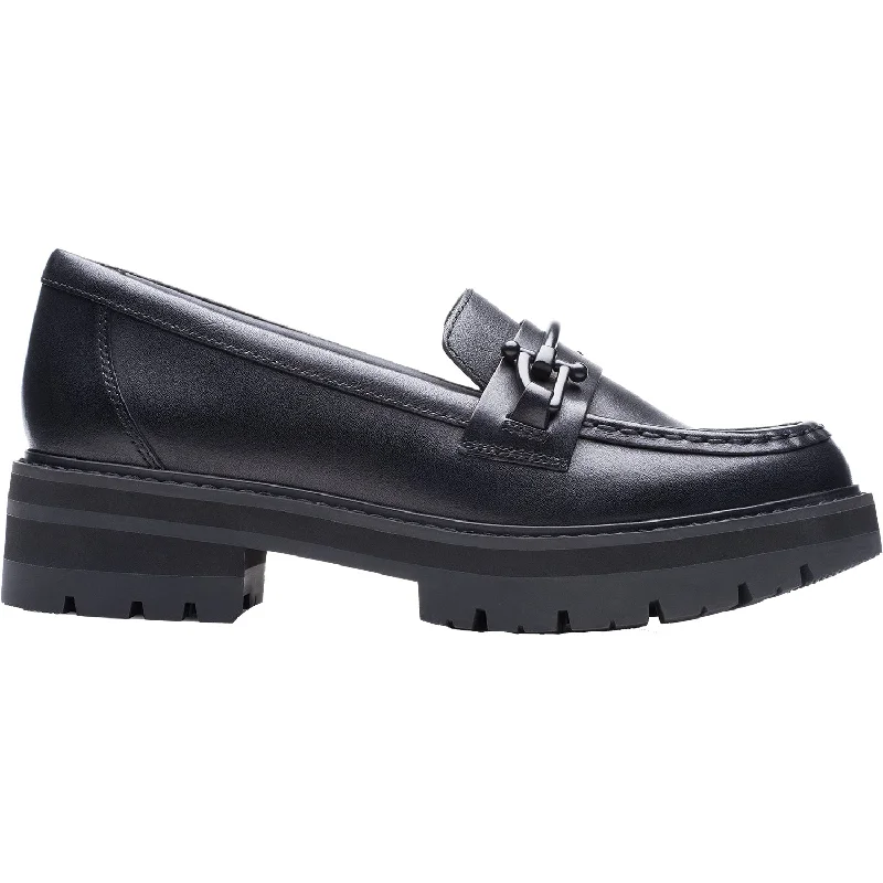 casual shoes for fall outfits-Casual shoes for gardening and outdoors-Women's Clarks Orianna Bit Black Leather