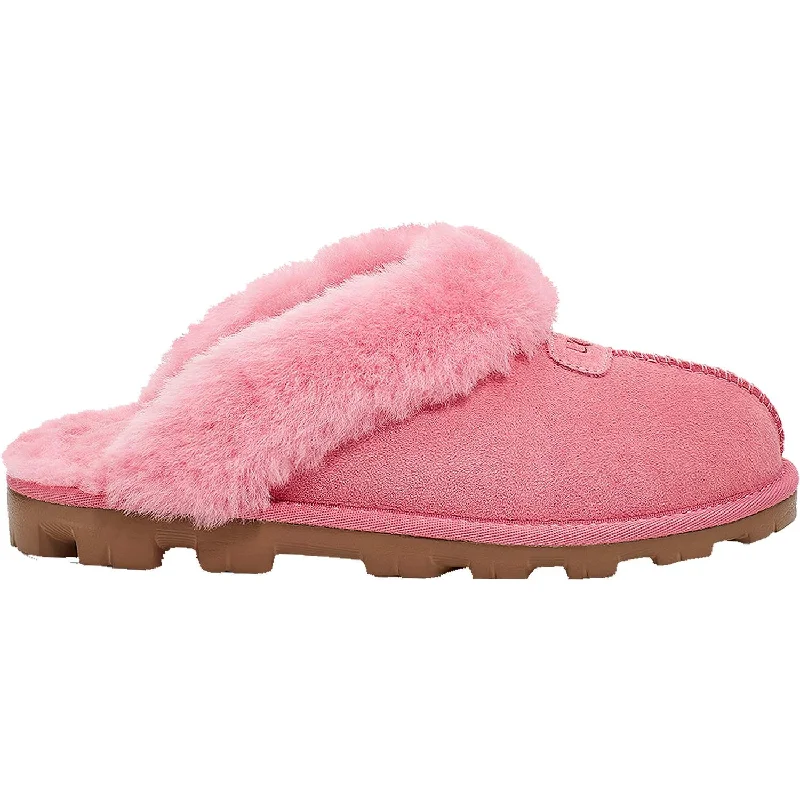 comfy warm slippers-  slippers with fleece lining-Women's UGG Coquette Wild Berry Sheepskin