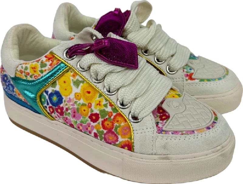 Kurt Geiger Floral Couture Southbank Tag Trainers EU 37 UK 4