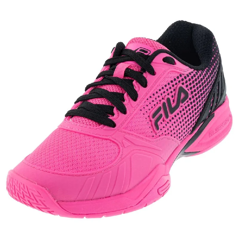 Women's Volley Zone Pickleball Shoes Knockout Pink and Black