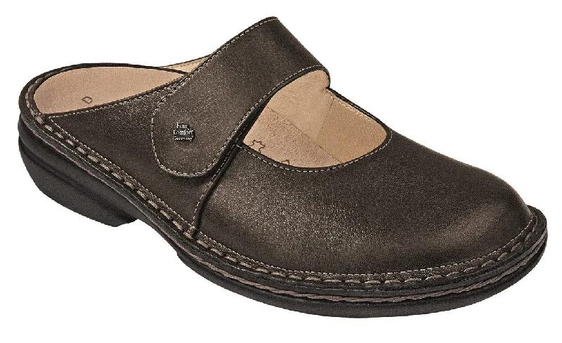 mules-&-clogs-with-luxurious-feel-Mules-with-animal-print-Finn Comfort Stanford Bronze Gotico