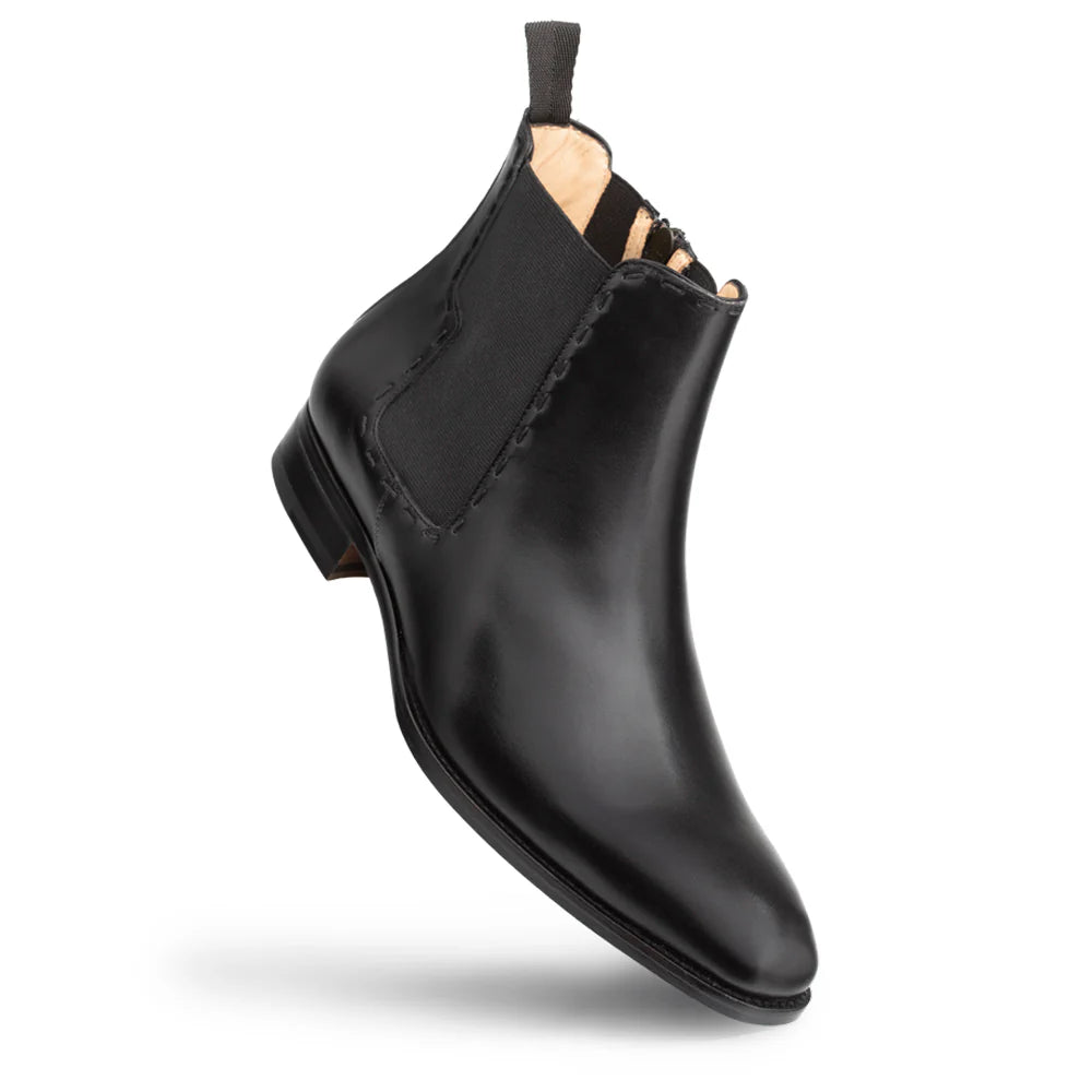 boots for long walks-  Mezlan Patina E20484 Black Chelsea Boots