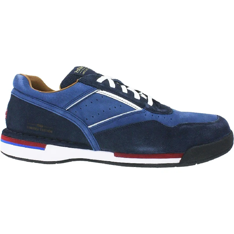 casual shoes for outdoor lifestyle-Casual shoes for walking in comfort on the go-Men's Rockport M7100 Prowalker Navy Nubuck/Suede