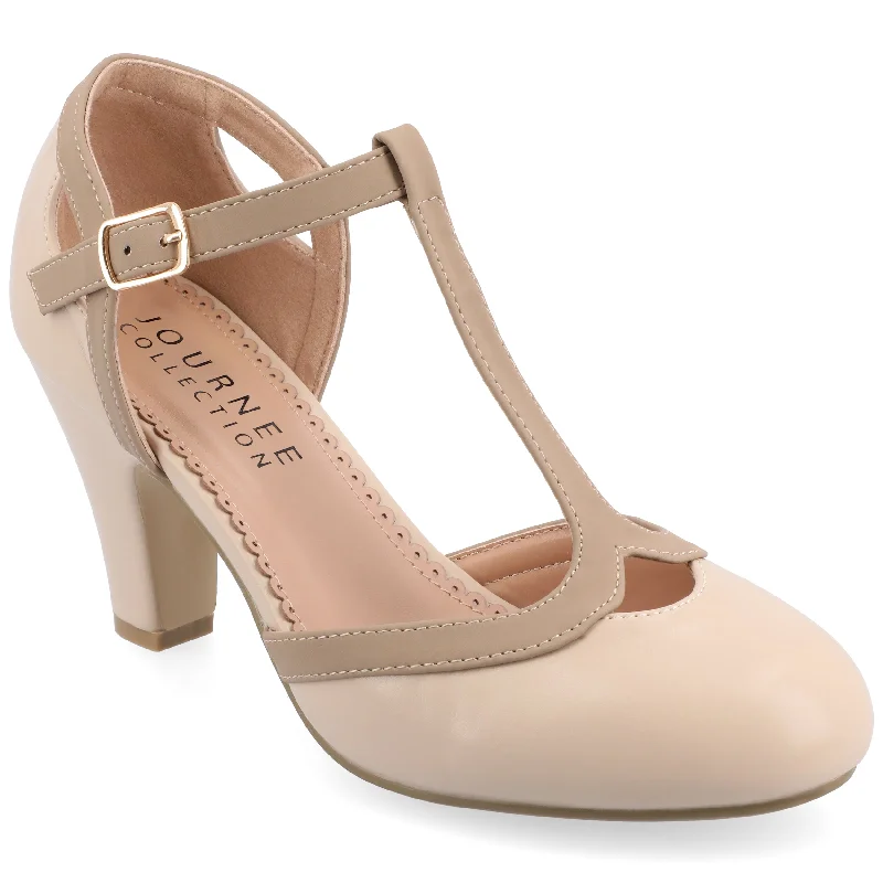 Journee Collection Women's Wide Width Olina Pump