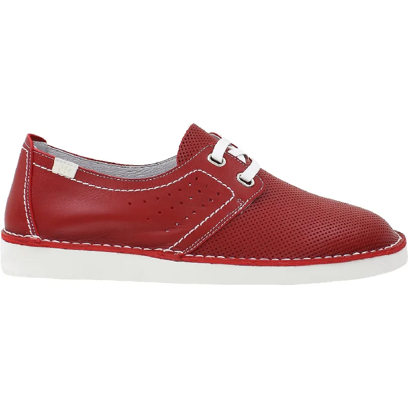 casual shoes for chefs-Stylish casual shoes for casual events-Men's Sabrinas Dunas 9651 Red Leather