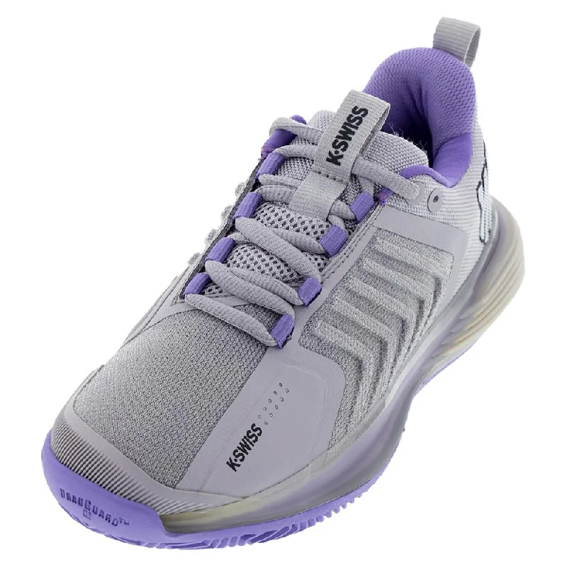 Women's Ultrashot 3 Clay Court Tennis Shoes Raindops and Paisley Purple