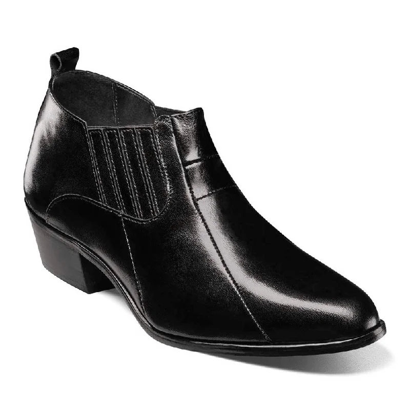 boots for gifts-  Stacy Adams Sotaro Black Cuban Heel Boots