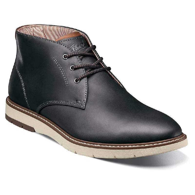 boots for explorers-  Florsheim Vibe Plain Toe Chukka Boot Men’s Black Casual Shoes