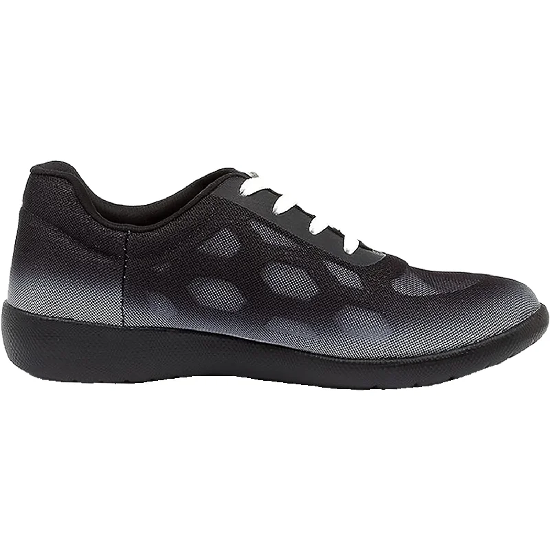 casual shoes for all-day travel comfort-Casual shoes with extra comfort-Women's Ziera Umbria Black Mesh w/Black Sole