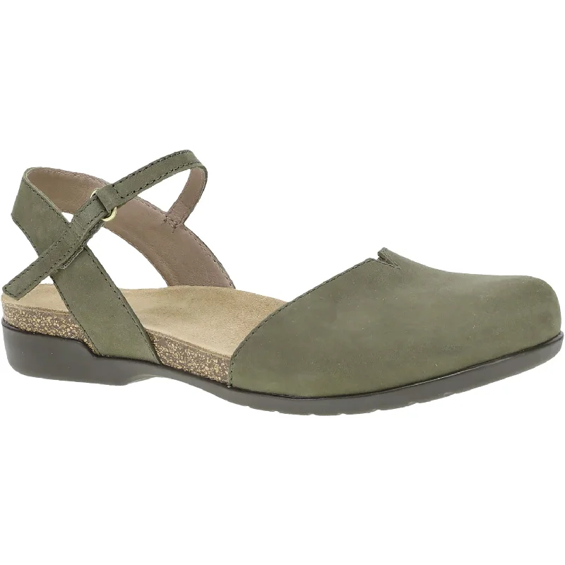 casual shoes for stylish women-Casual shoes for beach outings-Women's Dansko Rowan Ivy Milled Nubuck