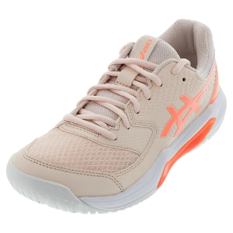 Women's Gel-Dedicate 8 Tennis Shoes Pearl Pink and Sun Coral