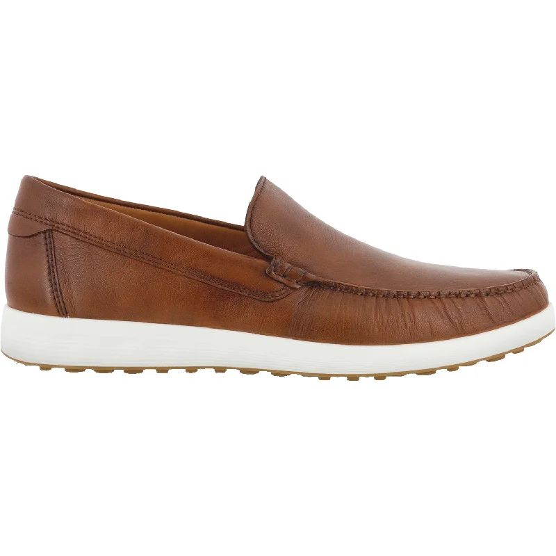 casual shoes for fashion casuals-Stylish casual shoes for easygoing trips-Men's Ecco S Lite Moc Classic Cognac Leather