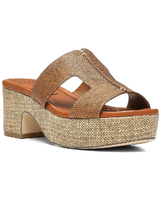 sandals with soft sole-  Sandals for walking along warm sandy beaches-Donald Pliner Disco Leather Sandal