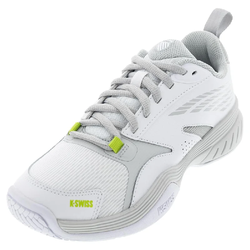 Women's SpeedEx Tennis Shoes White and Gray Violet