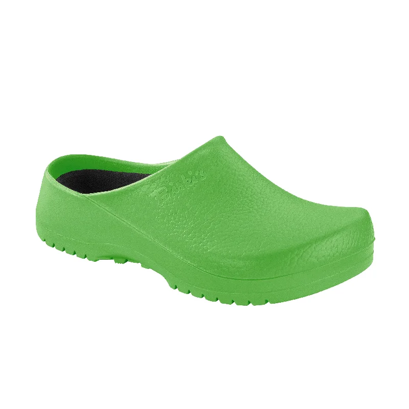 mules-&-clogs-with-handmade-details-Stylish-casual-mules-with-platform-Super Birki Fusion Apple Green Polyurethane