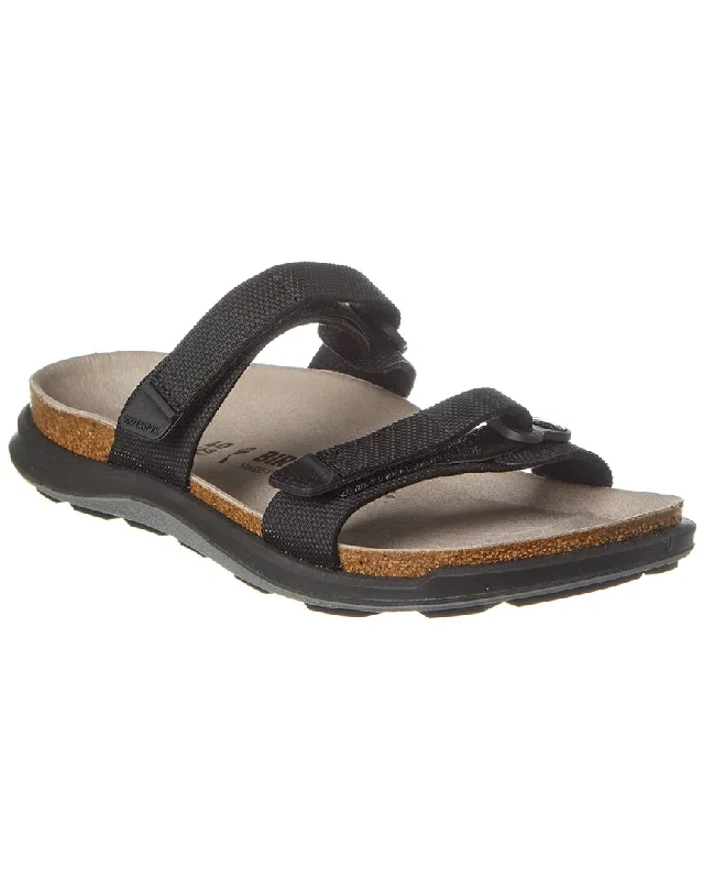 sandals with padded straps-  Sandals for walking in warm, dry weather-Birkenstock Sahara CC Narrow Birko-Flor Sandal