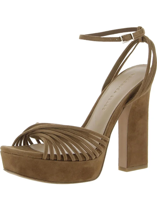 sandals for office wear-  Comfortable sandals for tropical adventures-Fletcher Womens Strappy Square Toe Heels