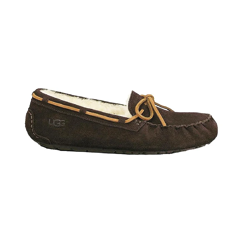 warm cozy slippers-  slippers for winter relaxation at home-Men's UGG Olsen #1003390 Espresso Suede