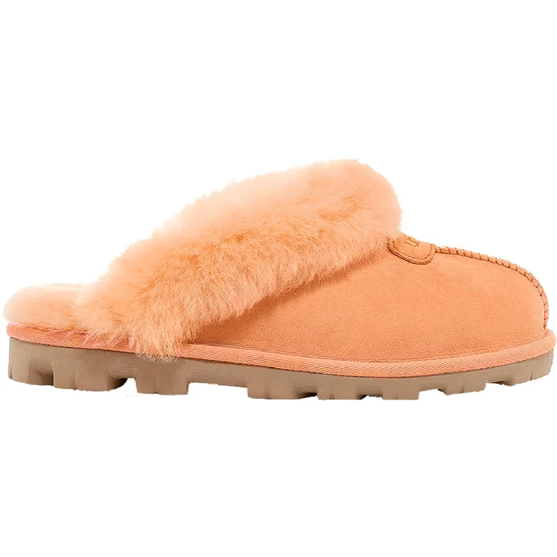 slippers for women-  slippers with extra softness-Women's UGG Coquette Grapefruit Sheepskin