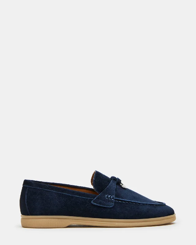 JANUARY NAVY SUEDE